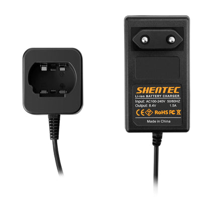 SHENTEC Chargeur de batterie Li-ion 7,2V pour Dewalt DCB080 DCF680N1 DCF682 DCF680G2 DW4390