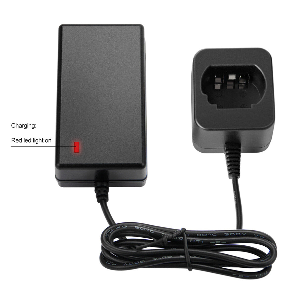SHENTEC Chargeur de batterie Li-ion 7,2V pour Dewalt DCB080 DCF680N1 DCF682 DCF680G2 DW4390
