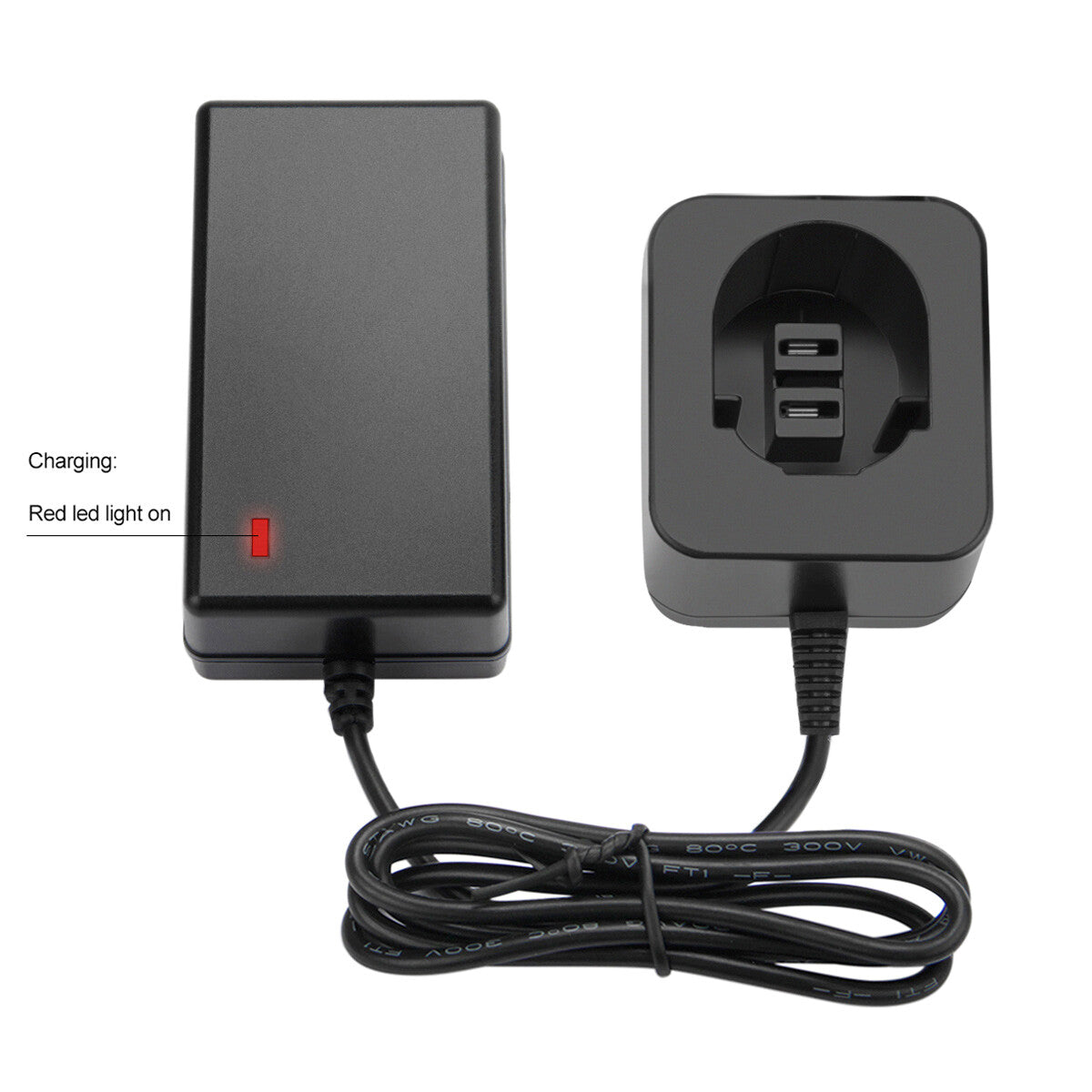 Chargeur de batterie SHENTEC pour Dewalt DW925K-2, DW925K2, DW920K, DW920K-2 (1.2V–18V)
