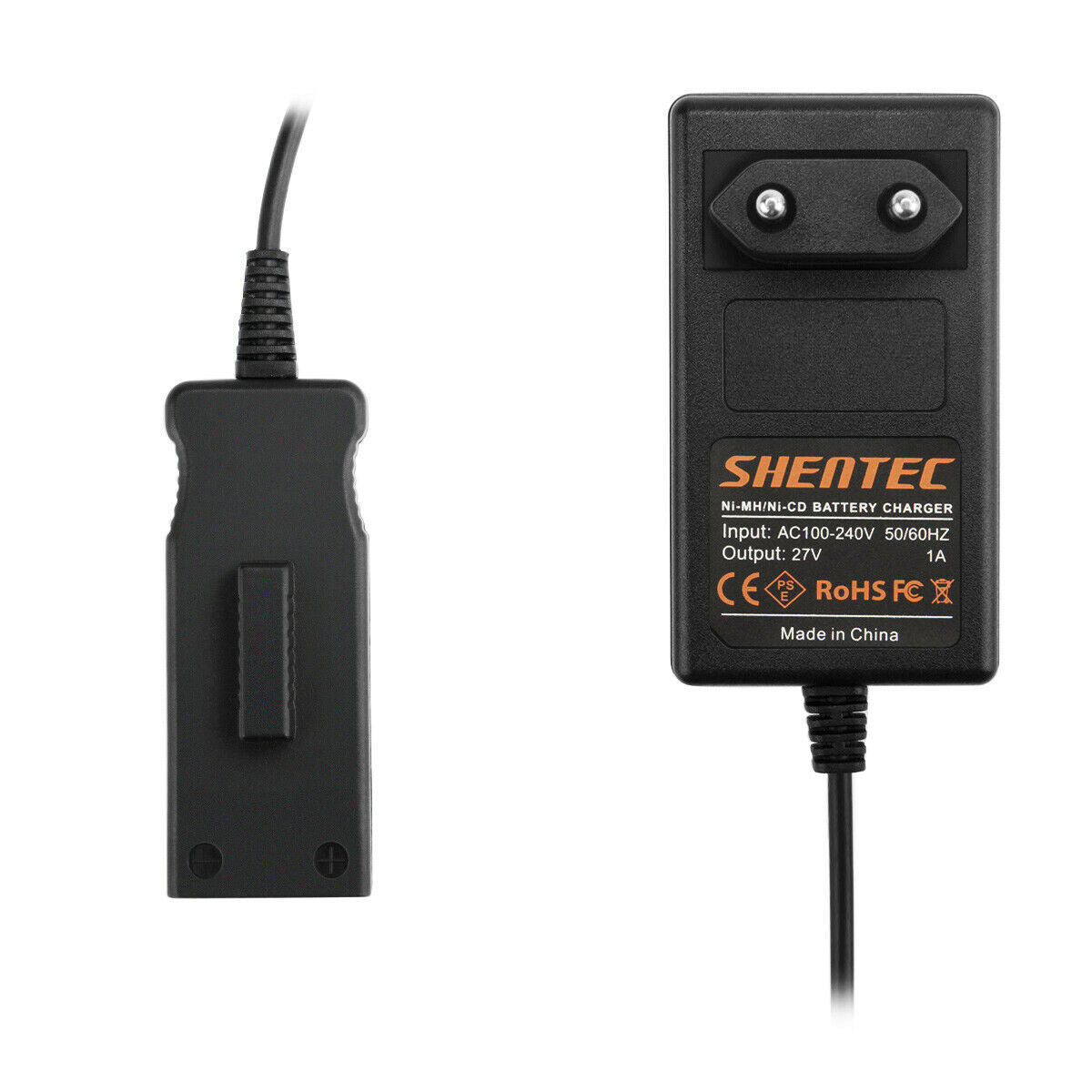 SHENTEC Chargeur de batterie 18V Ni-MH/Ni-CD pour Gardena Turbotrimmer SmallCut 300 648872 8834-20