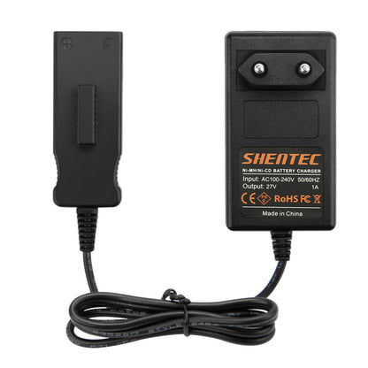 SHENTEC Chargeur de batterie 18V Ni-MH/Ni-CD pour Gardena Turbotrimmer SmallCut 300 648872 8834-20