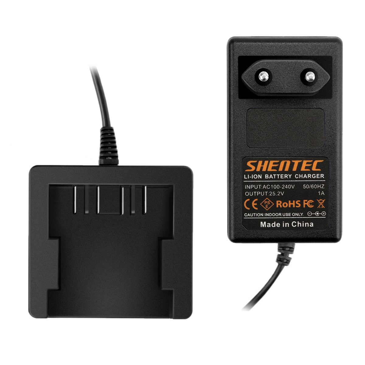 SHENTEC Chargeur de batterie lithium 24V pour GreenWorks G-24 29807 29322 29852 29837 29842