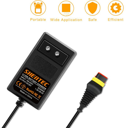 SHENTEC 28V 1.3A Battery Charger For Husqvarna Automower 105 305 310 Mark II 315 Mark II, 315 Mark II, Robot Lawnmower