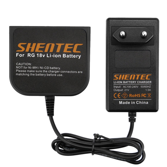 Chargeur de batterie Li-ion SHENTEC 18V pour AEG M1830R B1820R L1815R B1830R BUS18X B1814G BX18