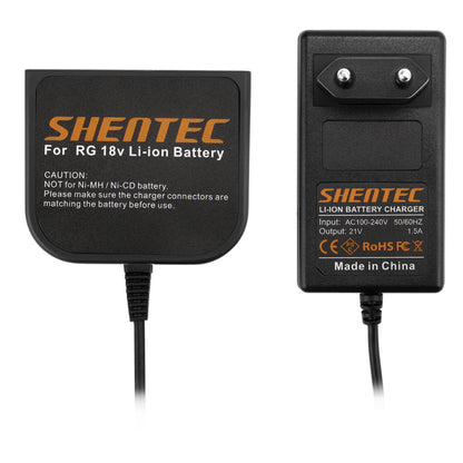 Chargeur de batterie Li-ion SHENTEC 18V pour AEG M1830R B1820R L1815R B1830R BUS18X B1814G BX18