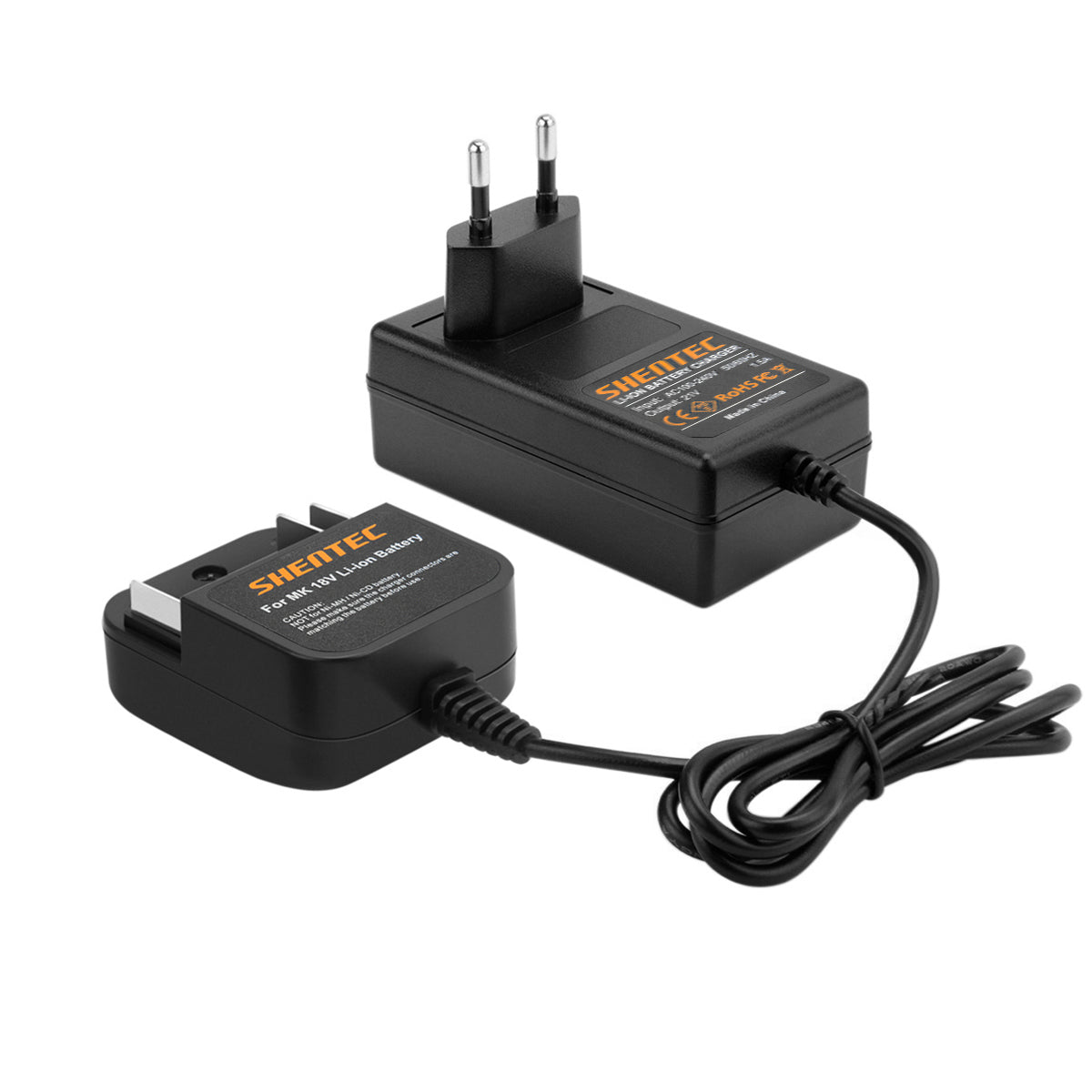Chargeur de batterie Li-ion SHENTEC pour Makita BL1830 LXT400 BL1815 BL1840 194205-3 BL1850