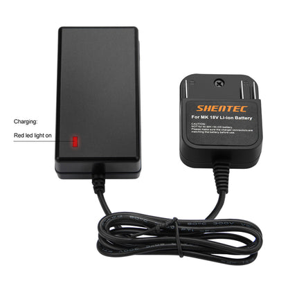 Chargeur de batterie Li-ion SHENTEC pour Makita BL1830 LXT400 BL1815 BL1840 194205-3 BL1850