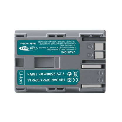 2x Batterie BP-511 Et Chargeur Double LCD Pour Canon EOS 40D 50D BP-511A 300D 20D 30D