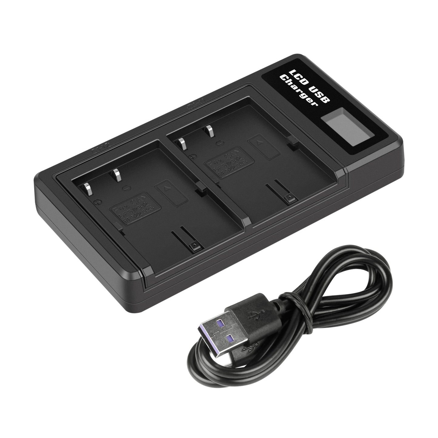 2x Batterie BP-511 Et Chargeur Double LCD Pour Canon EOS 40D 50D BP-511A 300D 20D 30D