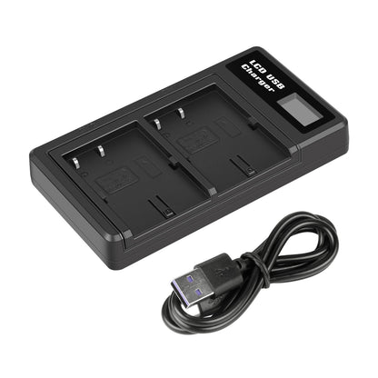 2x Batterie BP-511 Et Chargeur Double LCD Pour Canon EOS 40D 50D BP-511A 300D 20D 30D