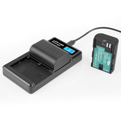 2xLP-E6 LP-E6N Batterie+Chargeur double pour Canon EOS 90D 5D Mark III IV 80D 60D 70D