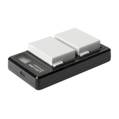 SHENTEC 2x Batterie LP-E8 + Chargeur Double Pour Canon EOS 550D 600D 650D 700D Kiss T2i X4 X5