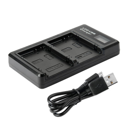 SHENTEC 2x Batterie LP-E8 + Chargeur Double Pour Canon EOS 550D 600D 650D 700D Kiss T2i X4 X5