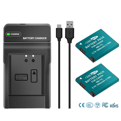 2x NB-11L/11LH Batterie+Chargeur Pour Canon SX410 SX420 SX430 IS IXUS 180 185 190