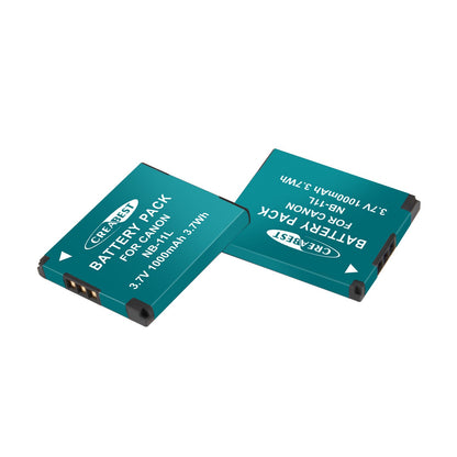 2x NB-11L/11LH Batterie+Chargeur Pour Canon SX410 SX420 SX430 IS IXUS 180 185 190