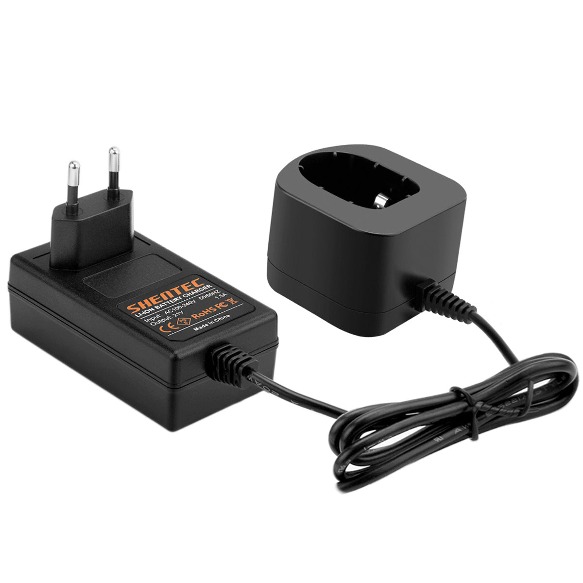 SHENTEC Chargeur de batterie 18V pour RYOBI BPL18151/P105/P106/P108/P102/CMD-1802/CMI-1802