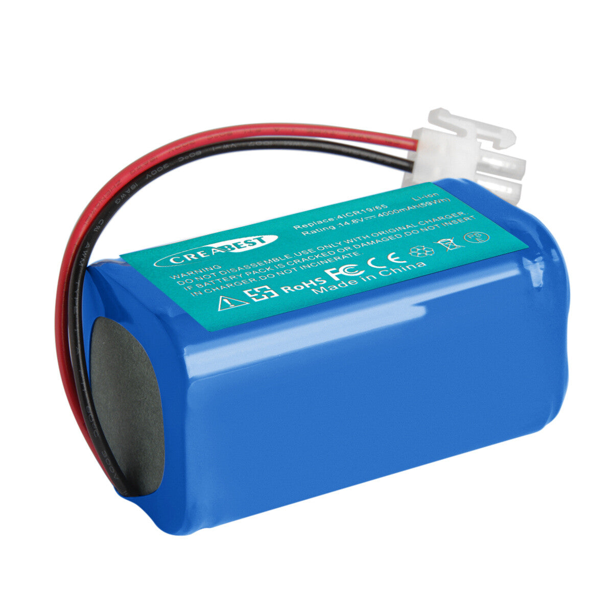 SHENTEC Batterie Li-ion 14,8 V 4 Ah pour Ecovacs Deebot CR130 CEN 540 4ICR19/65 Dibea V870