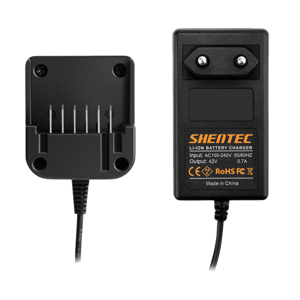 SHENTEC Chargeur de batterie 36V Li-ion pour Worx WA3734 WA3536 WG268E WG568E WG168E WG368E WG776E