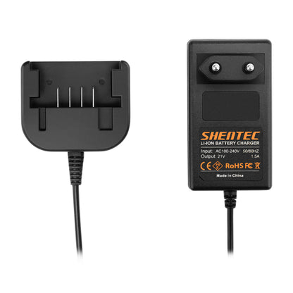 SHENTEC Chargeur de batterie Li-ion pour Worx 20V WX678 WG259 WX390.1 WX393.3 WG549E.9 WA3551.1