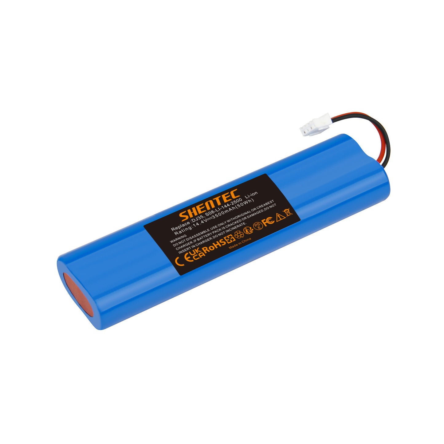 SHENTEC Batterie lithium-ion 3500mAh 14,4V pour Ecovacs Deebot DJ35 DJ36 DK35 DK36 DK520 DN520