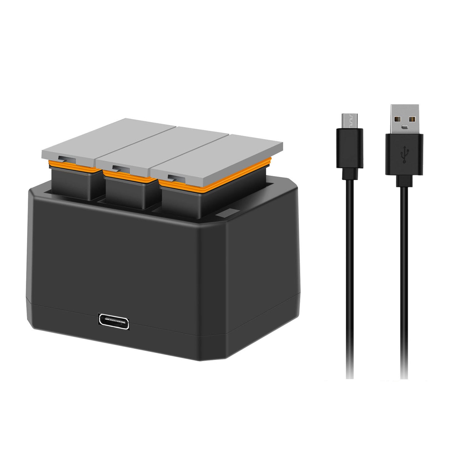 3x 1350mAh Batterie + Chargeur Rapide USB 3 Voies Pour DJI Osmo AB1 P01 PT1 Action
