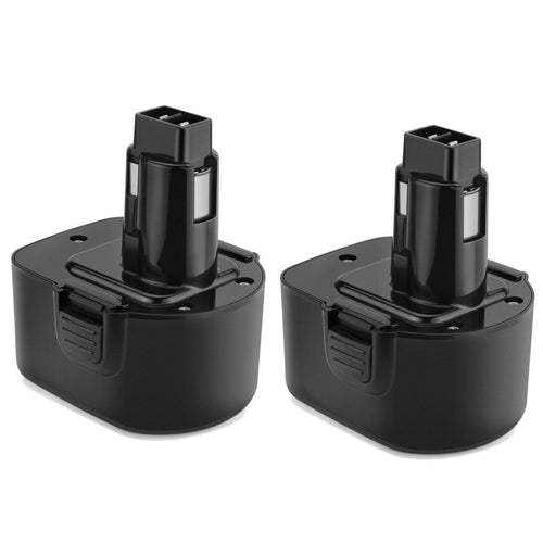 SHENTEC Pack de 2 Batteries Ni-MH 4000mAh 12V pour Dewalt DE9074 DW9071 DE9501 DE9075 DC981 DW9072