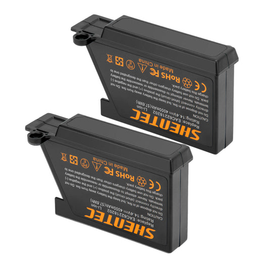 SHENTEC 2X 14.4V 4.0Ah Li-ion Batterie pour LG EAC60766104 EAC60766105 EAC60766101 VR1012W