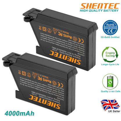 SHENTEC 2X 14.4V 4.0Ah Li-ion Batterie pour LG EAC60766104 EAC60766105 EAC60766101 VR1012W