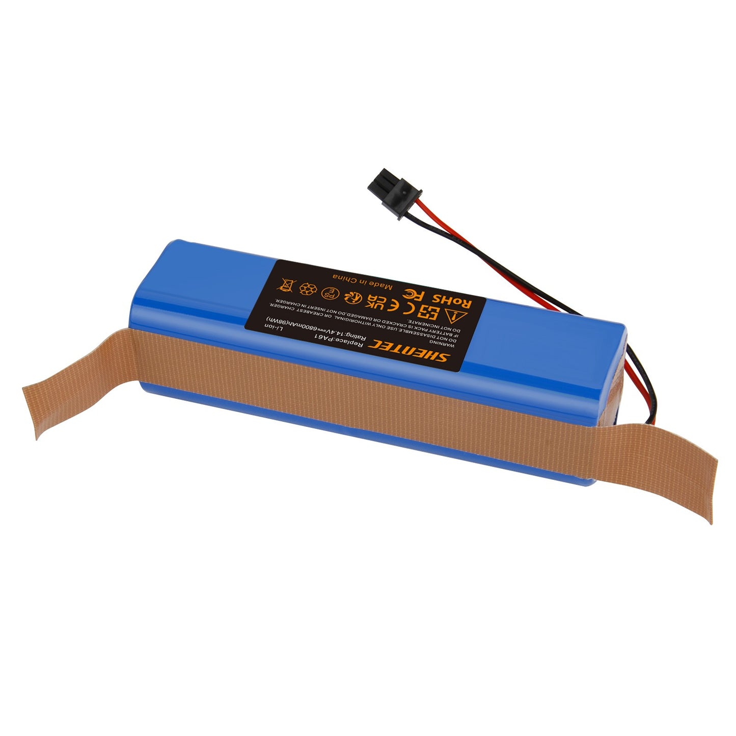 SHENTEC Batterie de remplacement 14.4V 6.8Ah pour Eufy RoboVac X8 T226X, X8 Pro, X8Hybrid, Remplace PA61