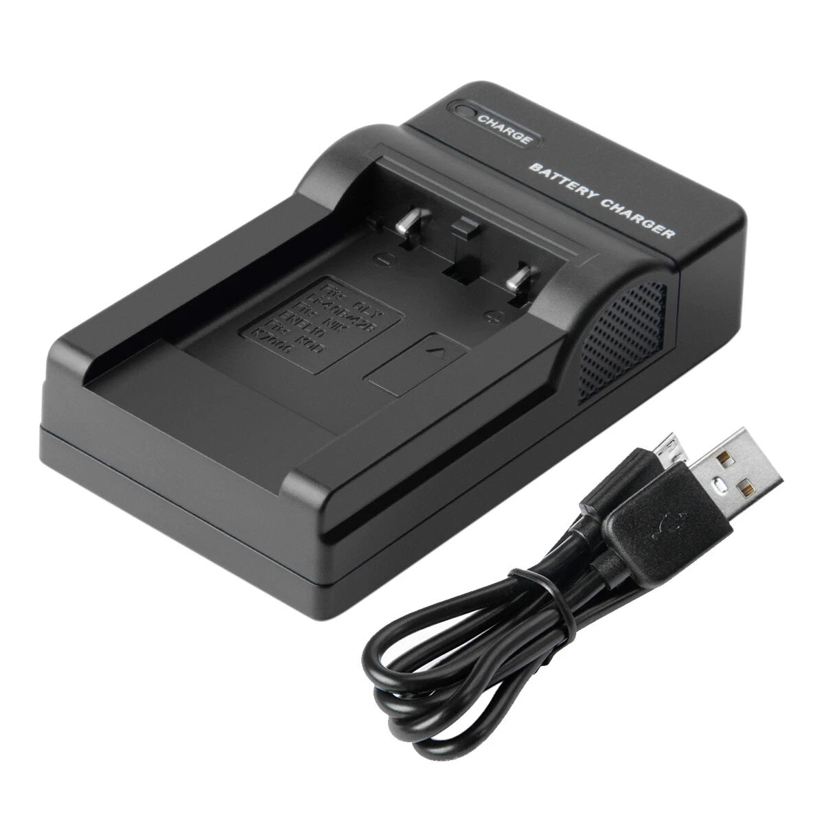 SHENTEC Batterie 3.6V 1200mAh pour Fujifilm NP-45, Olympus, Nikon EN-EL10 + Chargeur