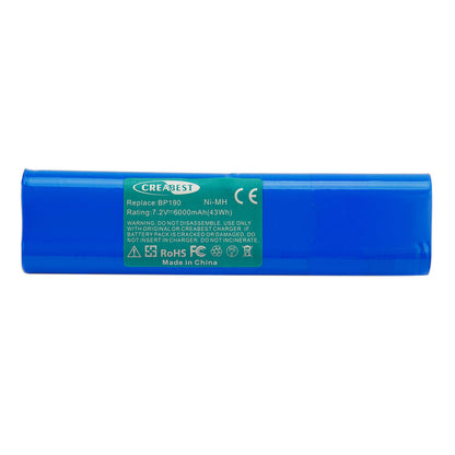 Batterie de remplacement Ni-MH 7,2 V 6 Ah pour Fluke BP190 B11432 Scopemeter 192 192B 196 196B 196C