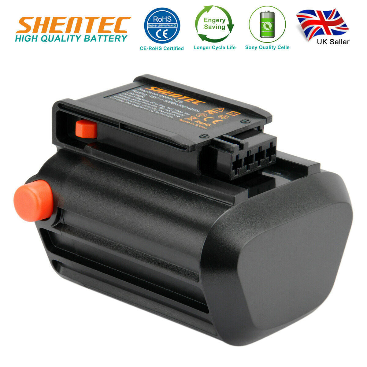 SHENTEC 3000mAh 18V BATTERIE Li-ion POUR GARDENA 9840-20 HIGH DELIMBER LI-18/20 BLi-18