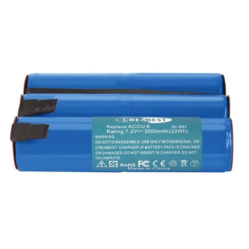 SHENTEC Batterie Ni-MH 3000mAh 7.2V pour taille-haies Gardena Accu 6 Battery 6 Cisailles à gazon ST 6