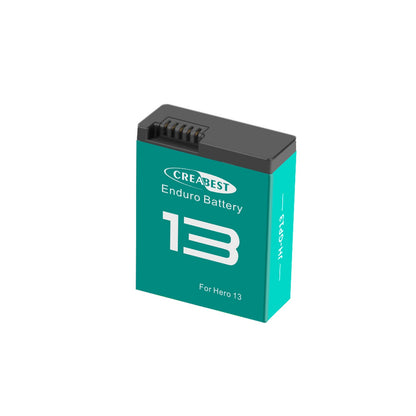 Pack de 3 batteries Enduro JH-GP13 + chargeur triple canal avec boîte de rangement pour GoPro Hero 13