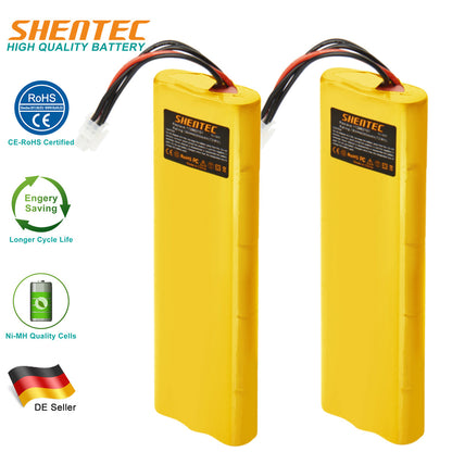 SHENTEC 2x Batteries 4000mAh 18V Ni-MH Pour Husqvarna Automobil 210C 220AC 230ACX G2 2004-2006