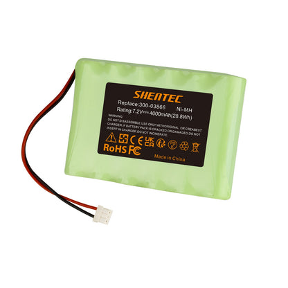Batterie Ni-MH SHENTEC 7.2V 4000mAh pour Honeywell Lynx 5100/5200/5300 300-03866 LCP500-4B
