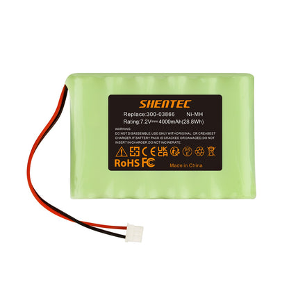 Batterie Ni-MH SHENTEC 7.2V 4000mAh pour Honeywell Lynx 5100/5200/5300 300-03866 LCP500-4B