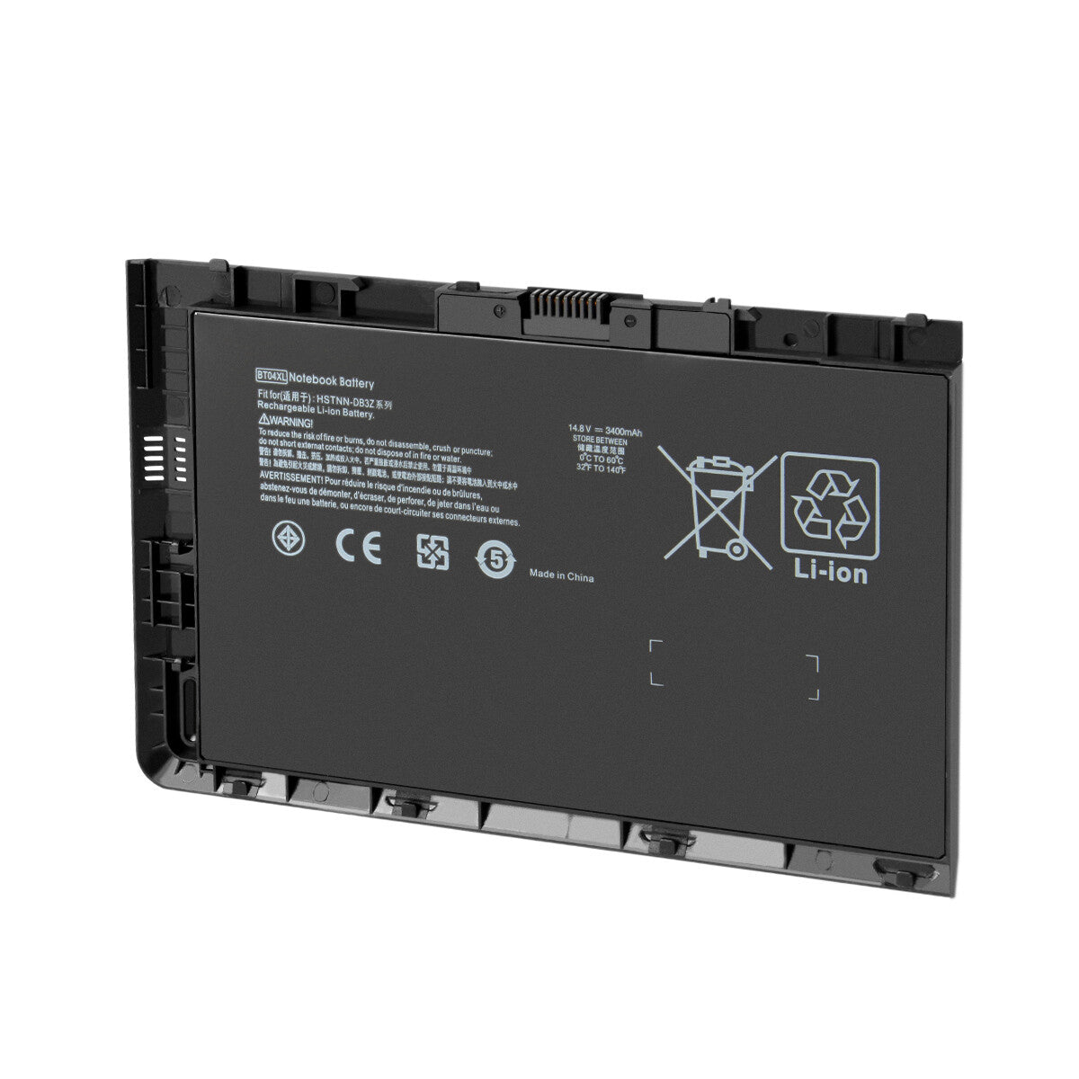 Batterie 52Wh 14,8V BT04XL HSTNN-DB3Z BA06XL pour HP EliteBook Folio 9470m 9480m