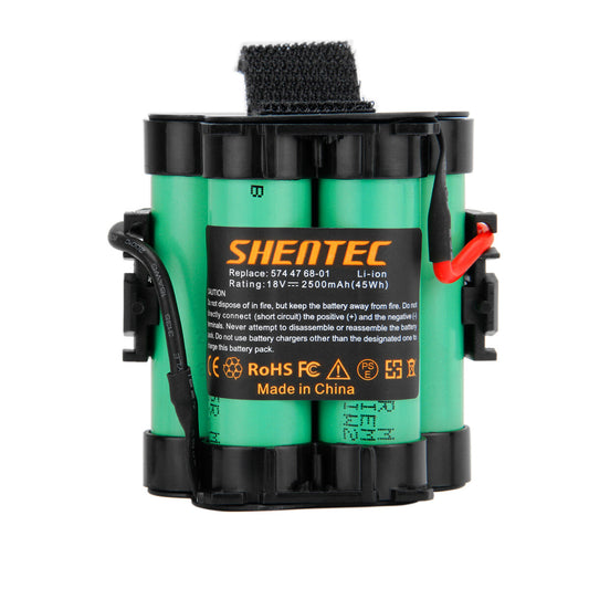SHENTEC 18V 2500mAh Li-Ion Batterie pour Husqvarna Automower 105 et Gardena R38Li R40Li R45Li
