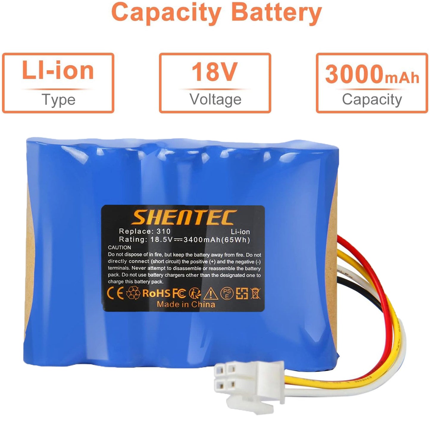 SHENTEC 18.5V 3.4Ah BATTERIE LI-ION POUR Husqvarna 584 85 28-01 Gardena Sileno R100Li R130L