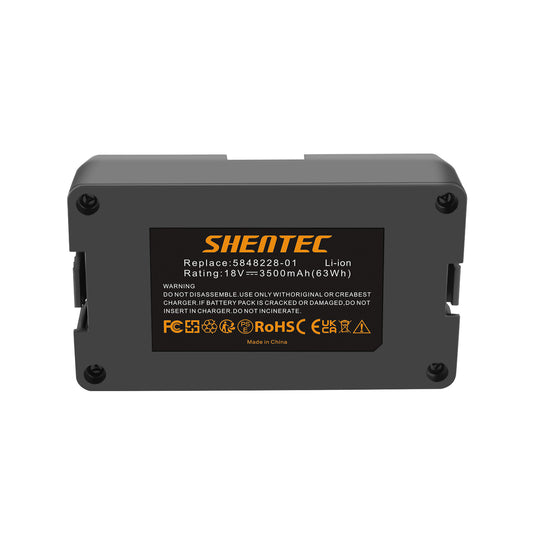 SHENTEC 3000mAH 18V Li-Ion Batterie pour Gardena Sileno 2020 City 2018 Sileno+R100L