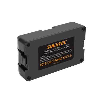SHENTEC 3500mAH 18V Li-Ion Batterie pour Gardena Sileno 2020 City 2018 Sileno+R100L