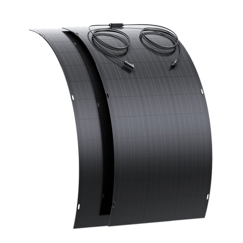 txt
Kit de panneau solaire flexible 240 W, 2 modules de cellules solaires flexibles 120 W, IP67 pour balcon, camping-car, voiture, abri, toit, bateau, hors réseau