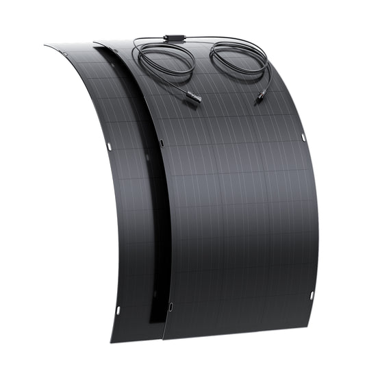 txt
Kit de panneau solaire flexible 240 W, 2 modules de cellules solaires flexibles 120 W, IP67 pour balcon, camping-car, voiture, abri, toit, bateau, hors réseau