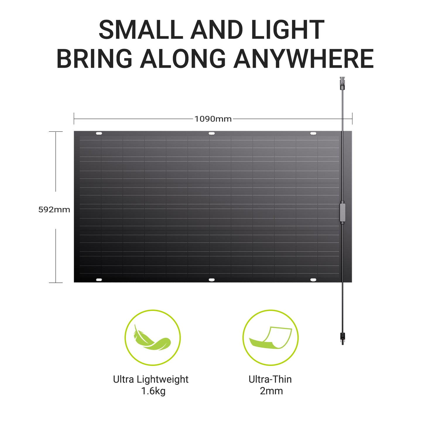 txt
Kit de panneau solaire flexible 240 W, 2 modules de cellules solaires flexibles 120 W, IP67 pour balcon, camping-car, voiture, abri, toit, bateau, hors réseau