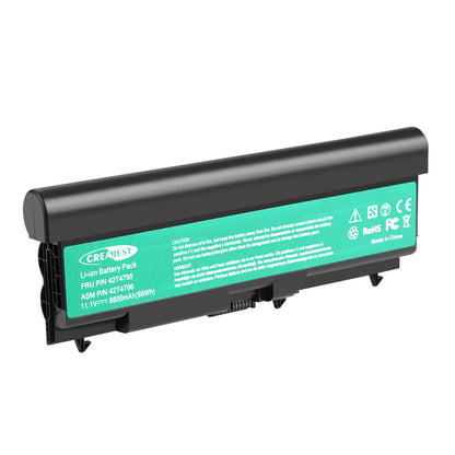 Batterie de remplacement 98Wh 42T4235 42T4702 8800mAh pour Lenovo ThinkPad T510 T520 T410 SL410 SL510