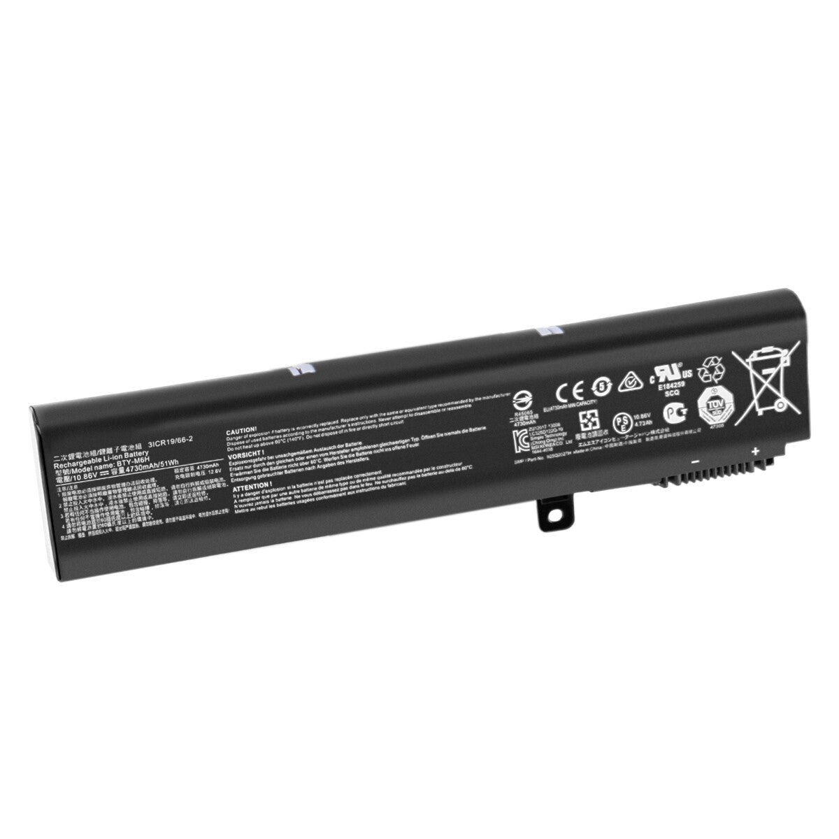 10.86V Batterie pour MSI PE60,PE70,GE72,3ICR19/66-2,MS-16J3,MS-16J5L,GL62M