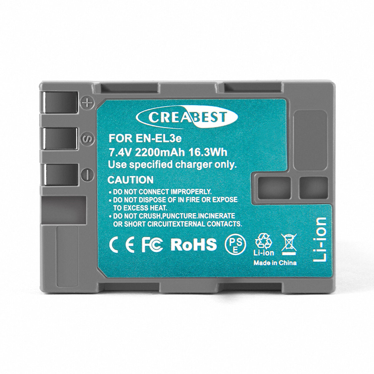 2 batteries EN-EL3E 2,2 Ah + chargeur double pour Nikon D70 D70S D100 D50 D90 D700 D300