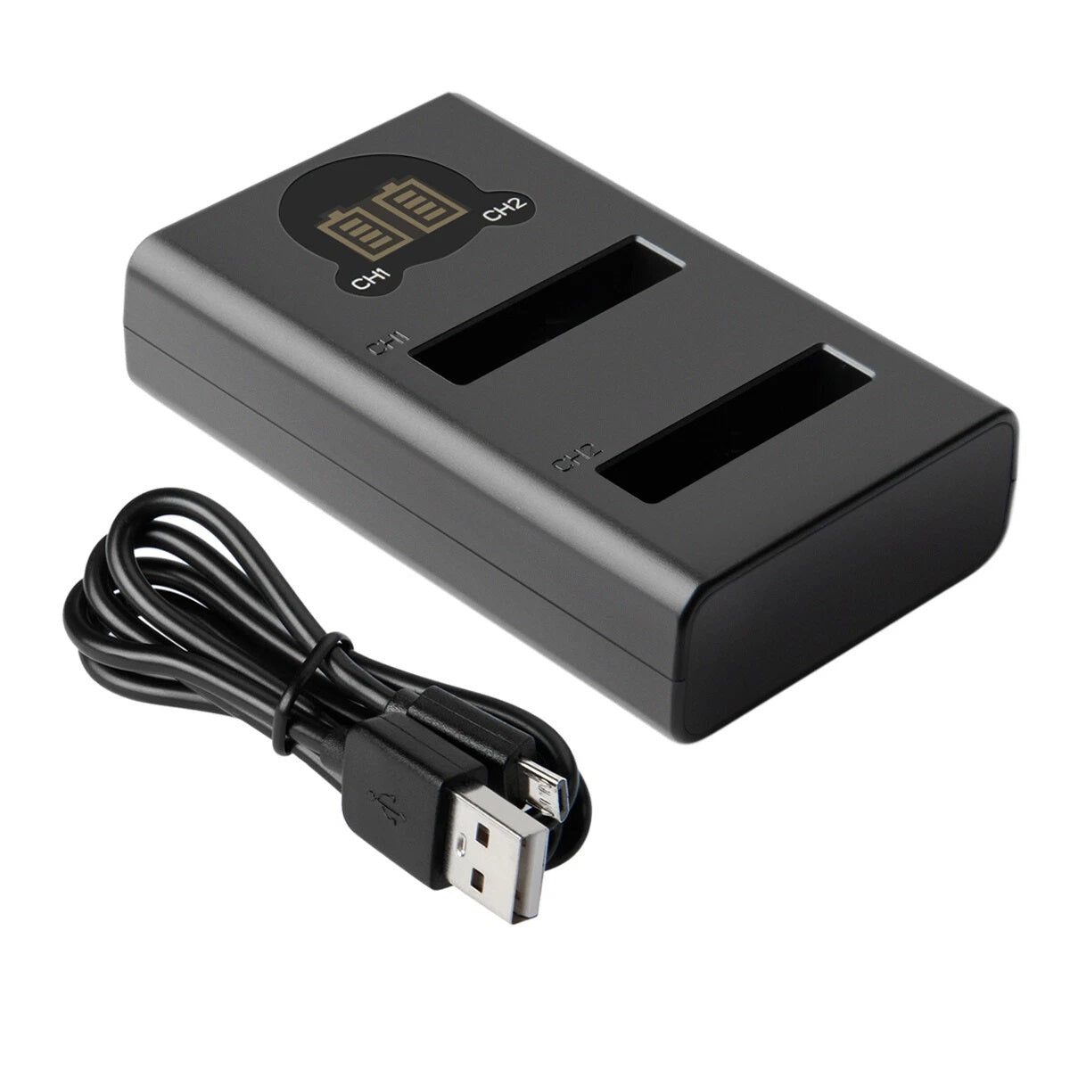 2x batterie EN-EL5 1600mAh + chargeur double pour Nikon Coolpix P520 P100 P510