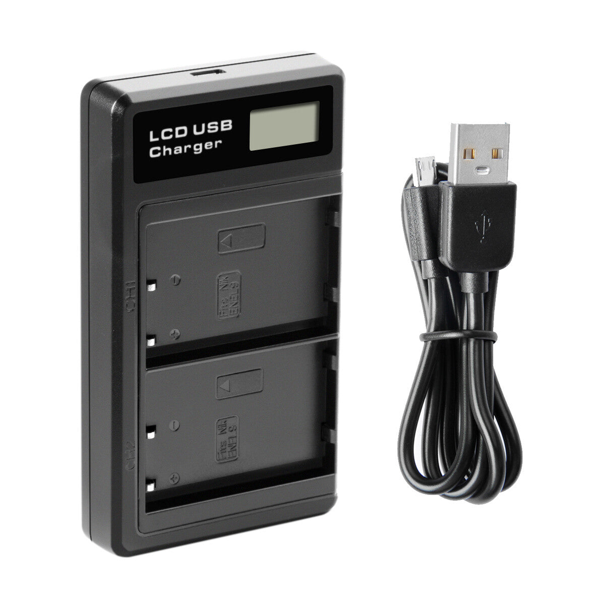 2x Batterie EN-EL9 2.0Ah +Chargeur pour Nikon EN-EL9a D40X DSLR D3000 D5000 D60 D40